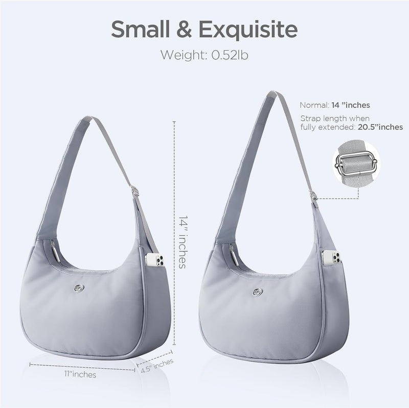 Babysun Mini Shoulder Bag Women Nylon Crescent Bag Underarm Shoulder Purse Women's Shoulder Handbags Small Tote Bag - Image 4